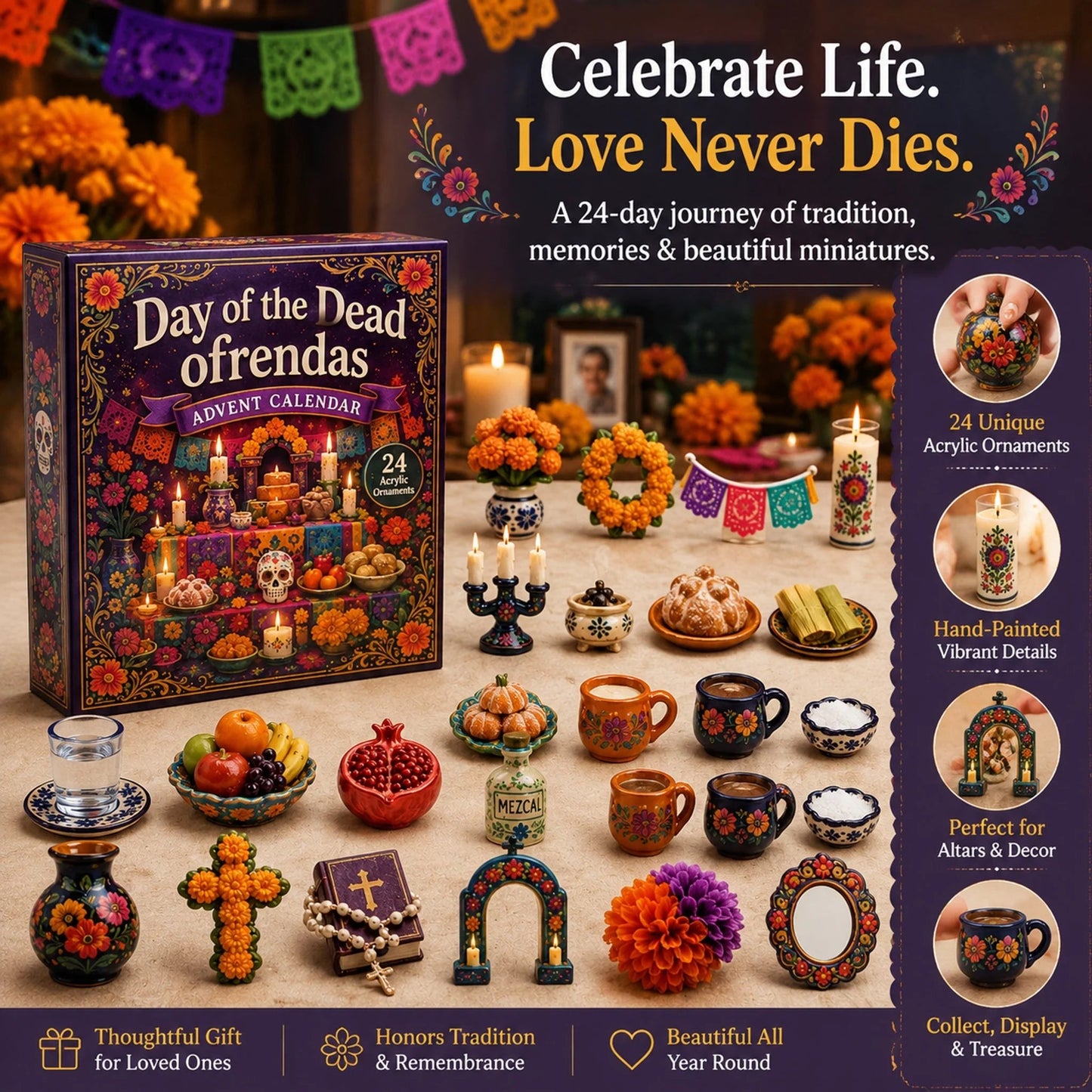 💀🌼 24 Days of Ofrenda Memories – Colorful Keepsake Countdown Collection 2026