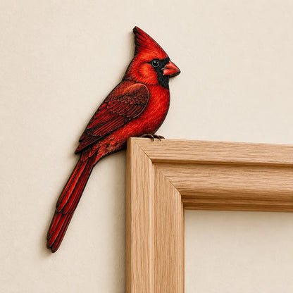 🦉🌿 Watchful Woodland Owl Perch – Charming Doorway & Shelf Corner Decor