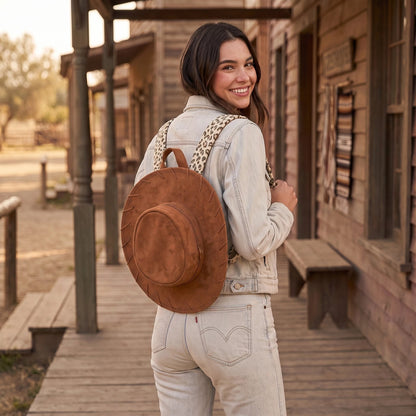 Cowgirl Hat Backpack