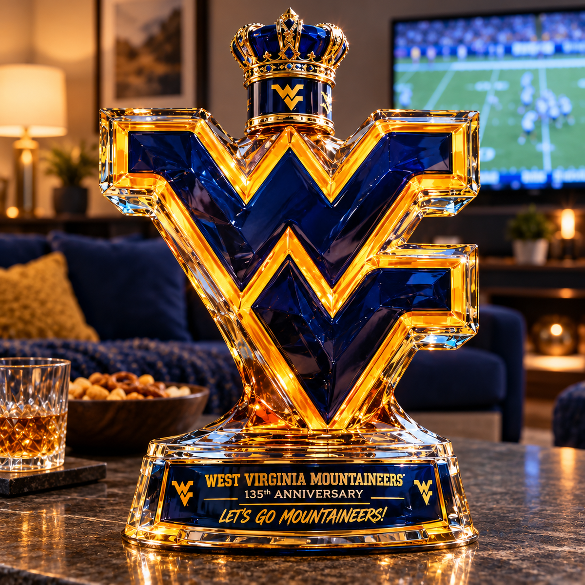 🏈135th Anniversary Whiskey Bottle