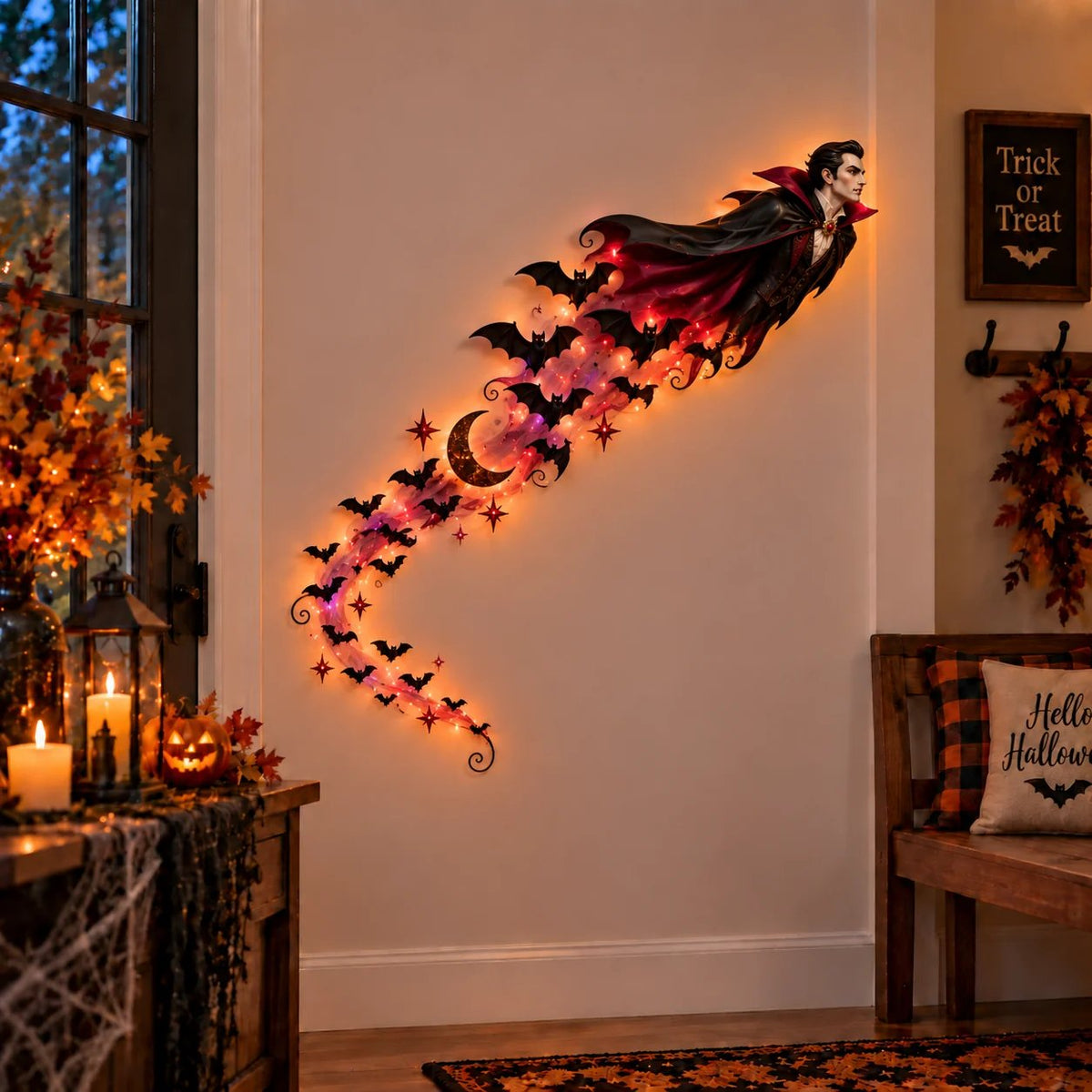 🎃Halloween Magic Trail Wall Light - Spooky Halloween Glow, Right on Your Wall🎃