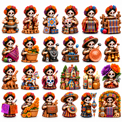 24 Days of Handcrafted Tradition — Día de Muertos Marigold Makers Market Advent Calendar 2026
