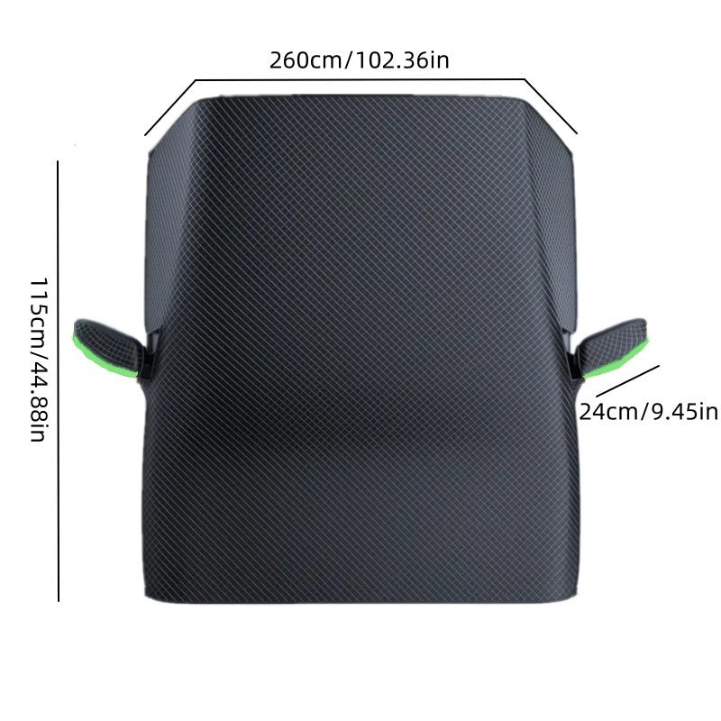 ⏰Windshield Anti-Snow & Anti-Frost Cover with Mirror Protection – Ready-to-Drive in Any Weather!
