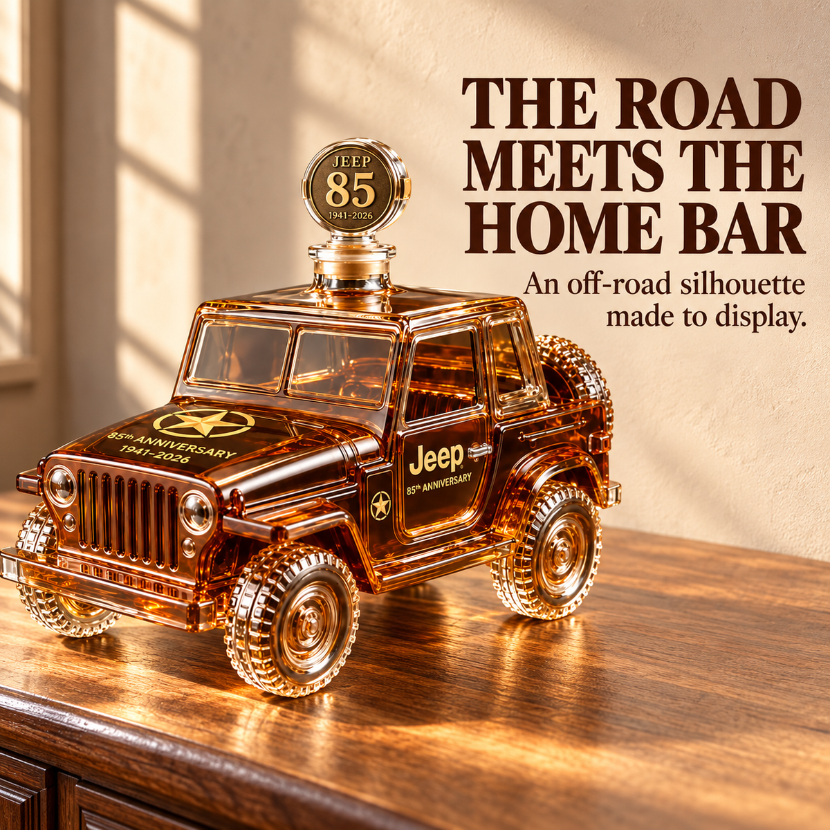 Jeep 85th Anniversary Whiskey Decanter