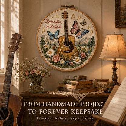 🌼 Beginner-Friendly Dolly Southern Country Needlework DIY Kit | Complete Kit with Pre-Printed Fabric, Wooden Hoop, Floss, Needles & Step-by-Step Guide Included 💕
