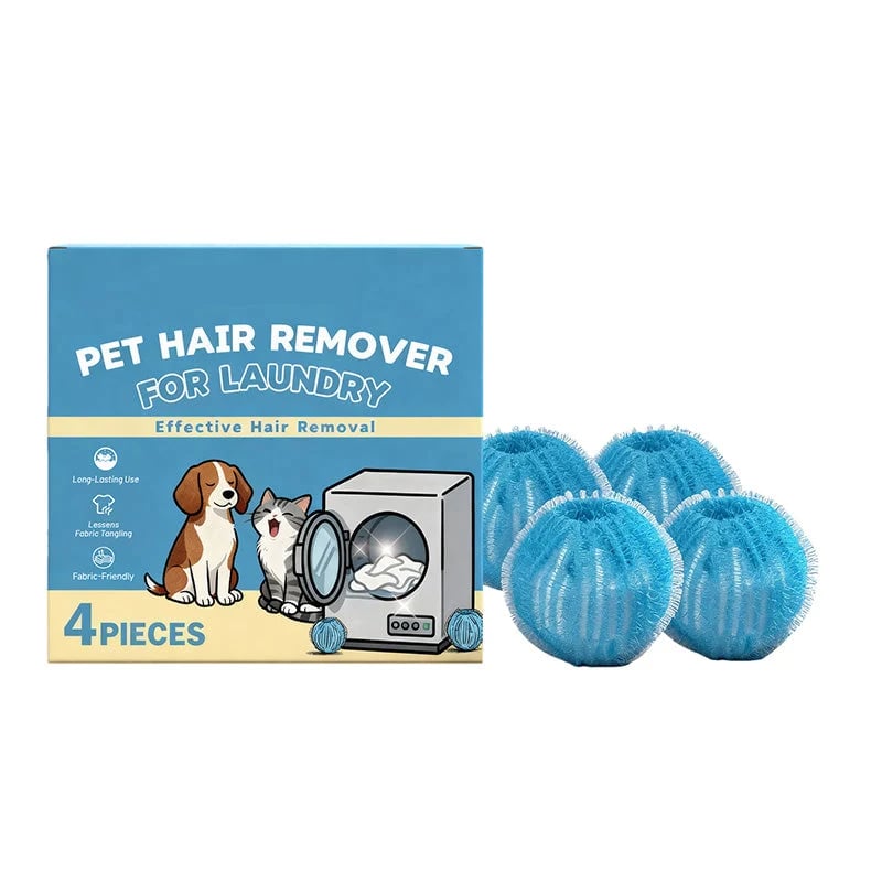 🐾🧺 Fur-Catching Laundry Helpers – Reusable Balls for Cleaner Pet-Hair Loads