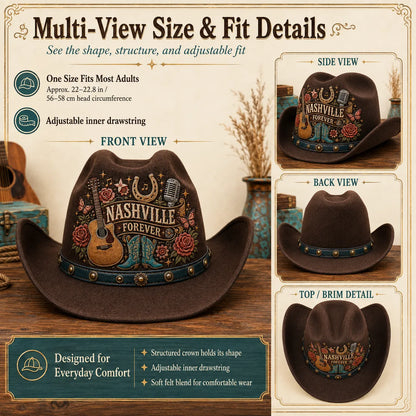 ⏳ Last Day 49% OFF – 🤠 Queen of Country 1946–2026 Tribute Cowboy Hat Collection | Premium Embroidered Western Hats With Guitar, Floral, Rhinestone & Country Music Legacy Designs 🎸✨