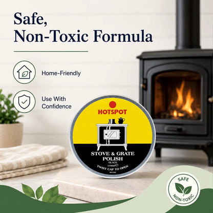 🔥Last Day 50% OFF - 🧼Hotspot Black Stove & Grate Polish – Cast Iron Restorer for Wood Stoves, Fireplaces & Grates