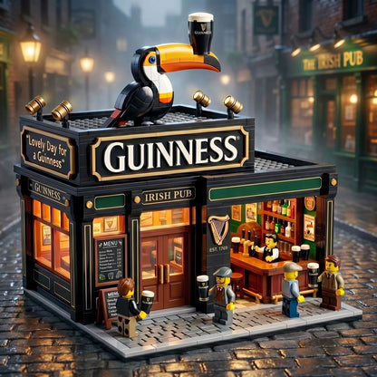 Classic Irish Pub Building Blocks Set