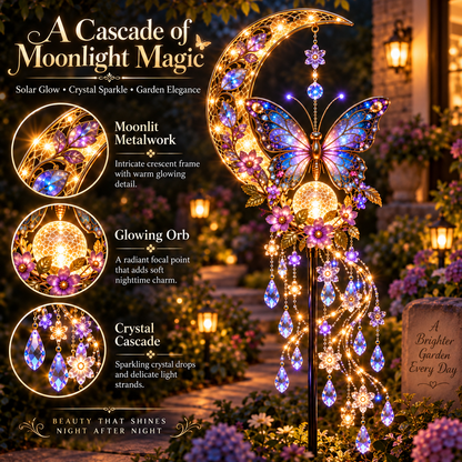 🦋✨ Butterfly Moon Garden Cascade™ – Turn Your Garden Into a Fairytale