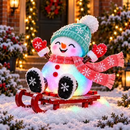 ☃️ Adorable Light-Up Snowmen | 4 Cute Christmas Garden Style 🎁