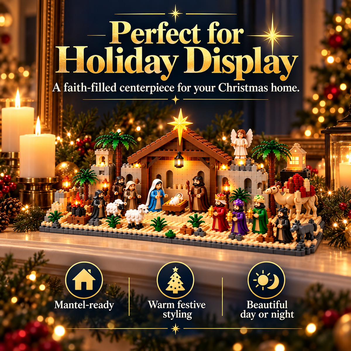 24-Day Christmas Nativity Advent Calendar