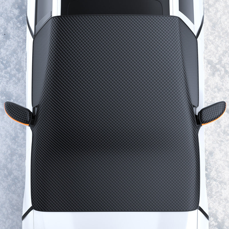 ⏰Windshield Anti-Snow & Anti-Frost Cover with Mirror Protection – Ready-to-Drive in Any Weather!