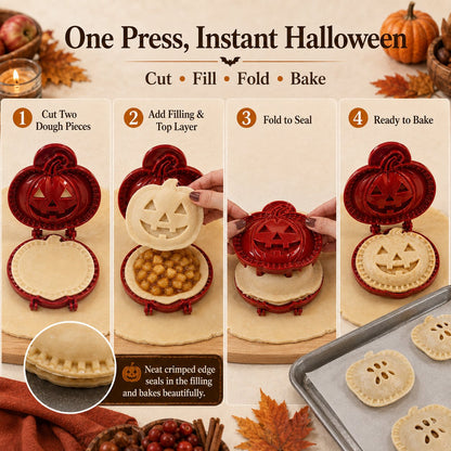 8-Piece Halloween Mini Hand Pie Mold Set