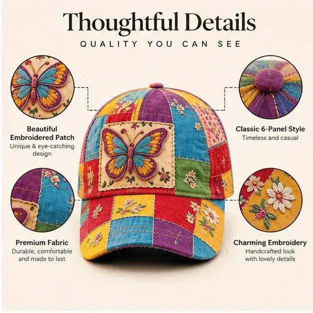 🎁 Coat of Many Colors — Country Queen Butterfly Cap