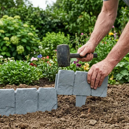 Faux Stone Garden Edging Border! ♻️