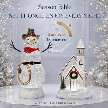 Christmas Lighted Lantern Decor