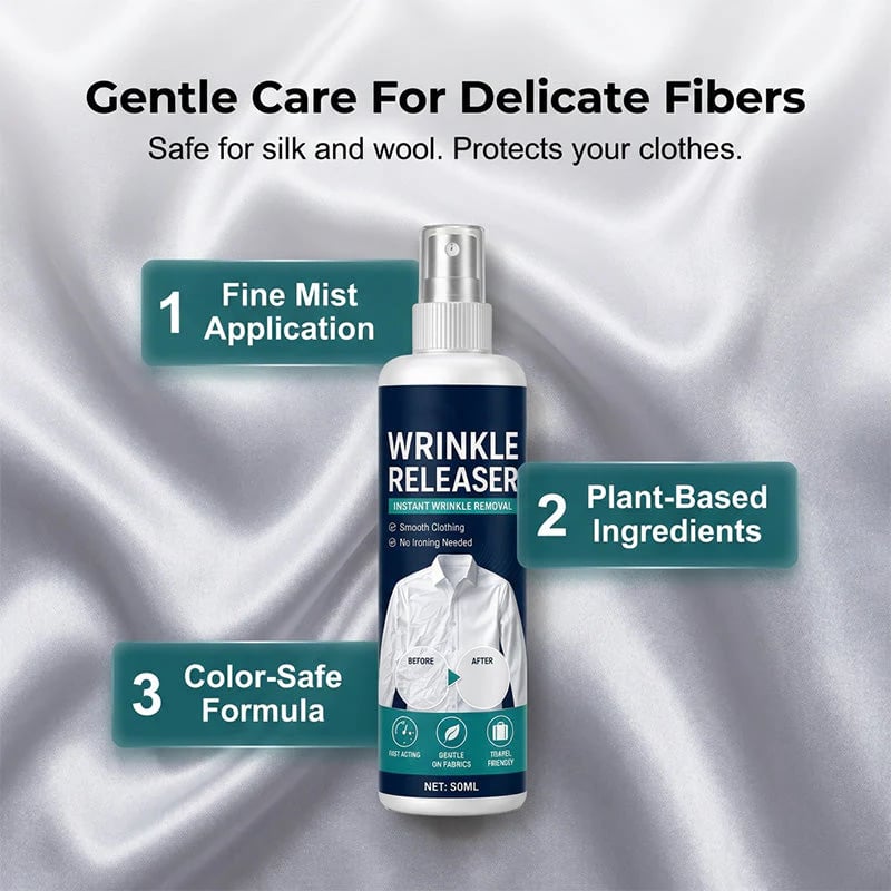 ✨Last Day 49 % OFF👔 Instant wrinkle release – no iron, travel-ready, static-free & fresh.