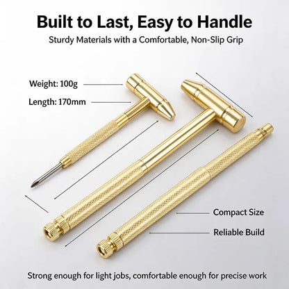 🛠️6 in 1 Mini Multifunction Hammer & Screwdriver Hand Tools Ideal