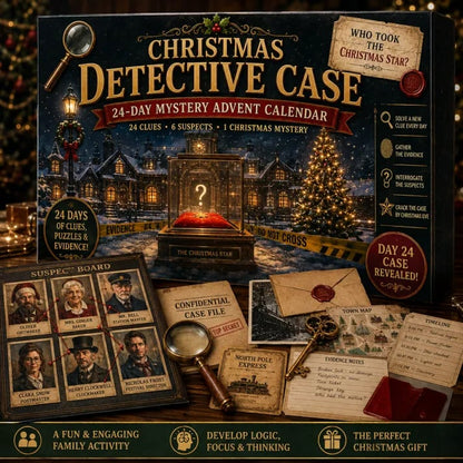 ⏳ Last Day 50% OFF – 🎁✨24-Day Mystery Adventure Advent Calendar Collection | 24 Clues, Hands-On Puzzles & One Final Reveal