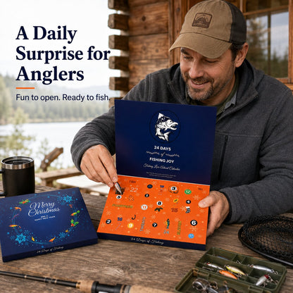 🎣🎄 Christmas Fishing Lures Advent Calendar – Limited Release!