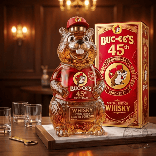 🦫 Buc-ee's 45th Anniversary Beaver Whiskey Decanter