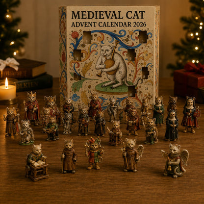 🐱🏰 Medieval Cat Advent Calendar 2026 – 24 Days of Hilarious Medieval Cat Collectibles 🎄✨