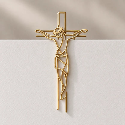 ✝Faith-Inspired Gold Paper Clips — Meaningful Christian Bookmarks