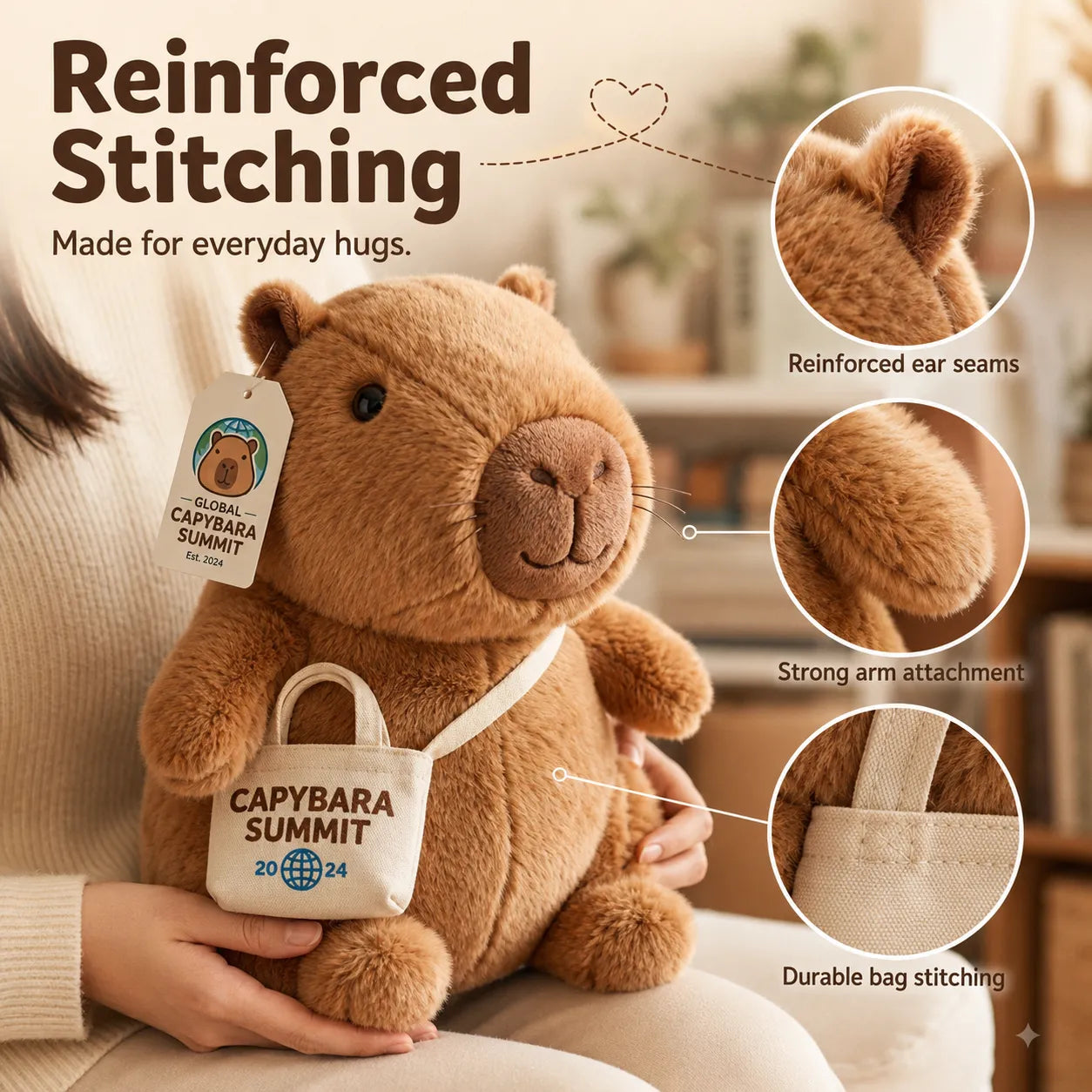 🦫Lazy Capybara Relax Summit Plush Toy