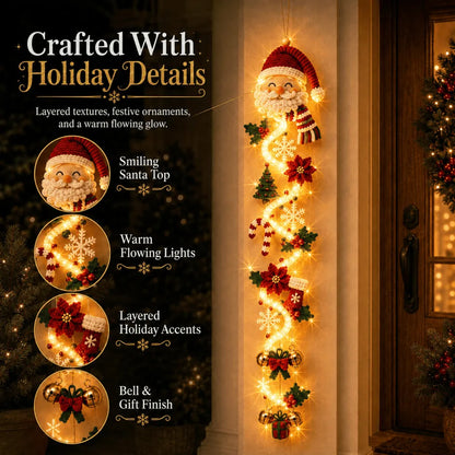 ⏳ Last Day 49% OFF 🎄 Glowing Christmas Door Hanger