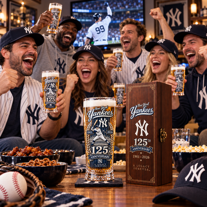 🏆 Let’s Go Tribe! 125th Anniversary Commemorative Pint Glass