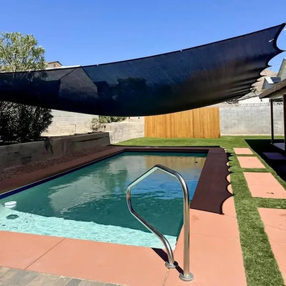 💥90% Blackout Cloth (Black) - 10 x 13ft UV-Resistant Shade Net with Reinforced Rivets