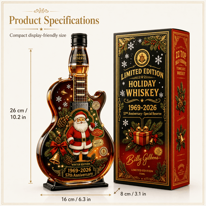 🎸🎄 Rockin’ Christmas Guitar Collector Display – 1969–2026 Anniversary Edition