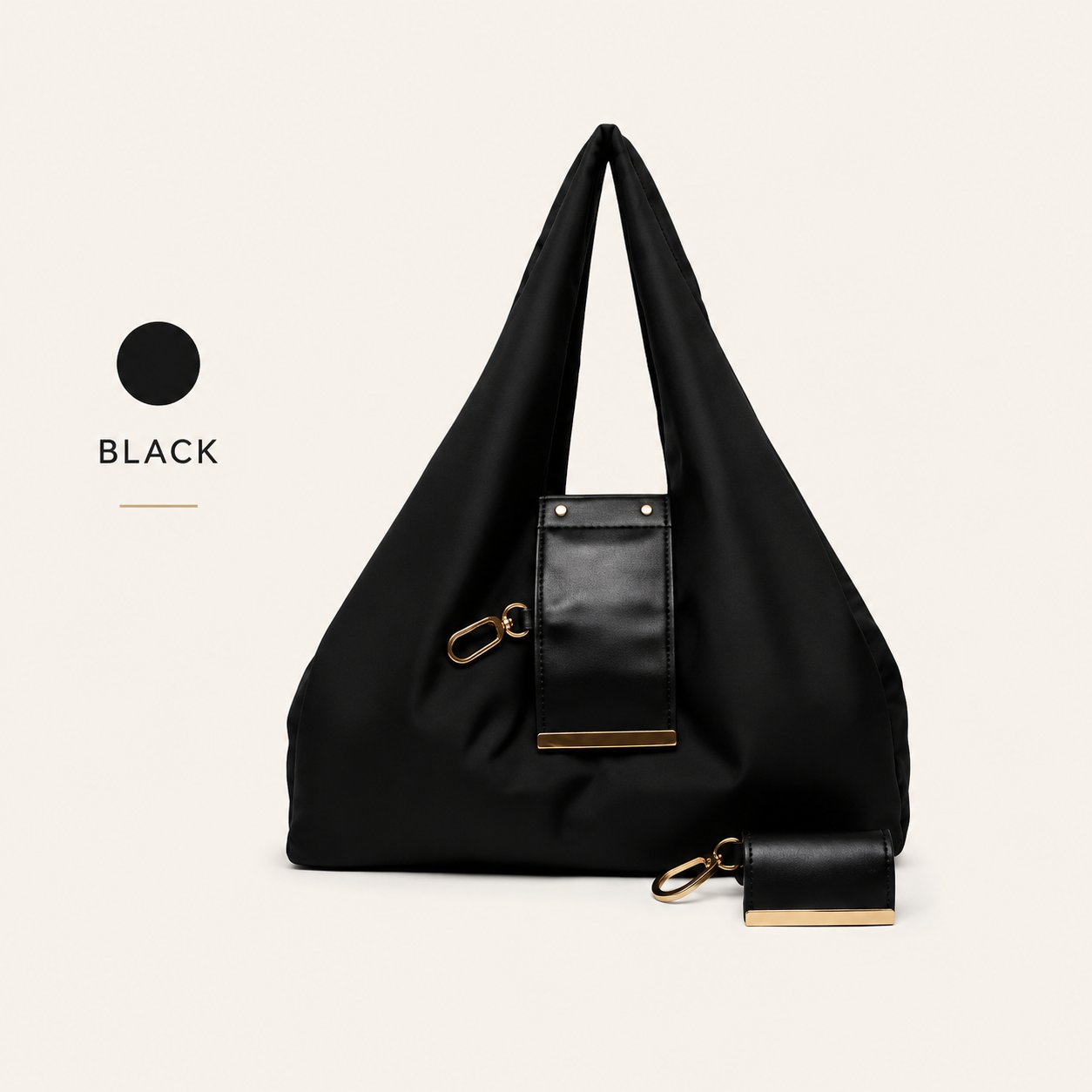 🎁Varelli Charm Transformable Bag – Stylish Vegan Leather Tote & Keychain Charm