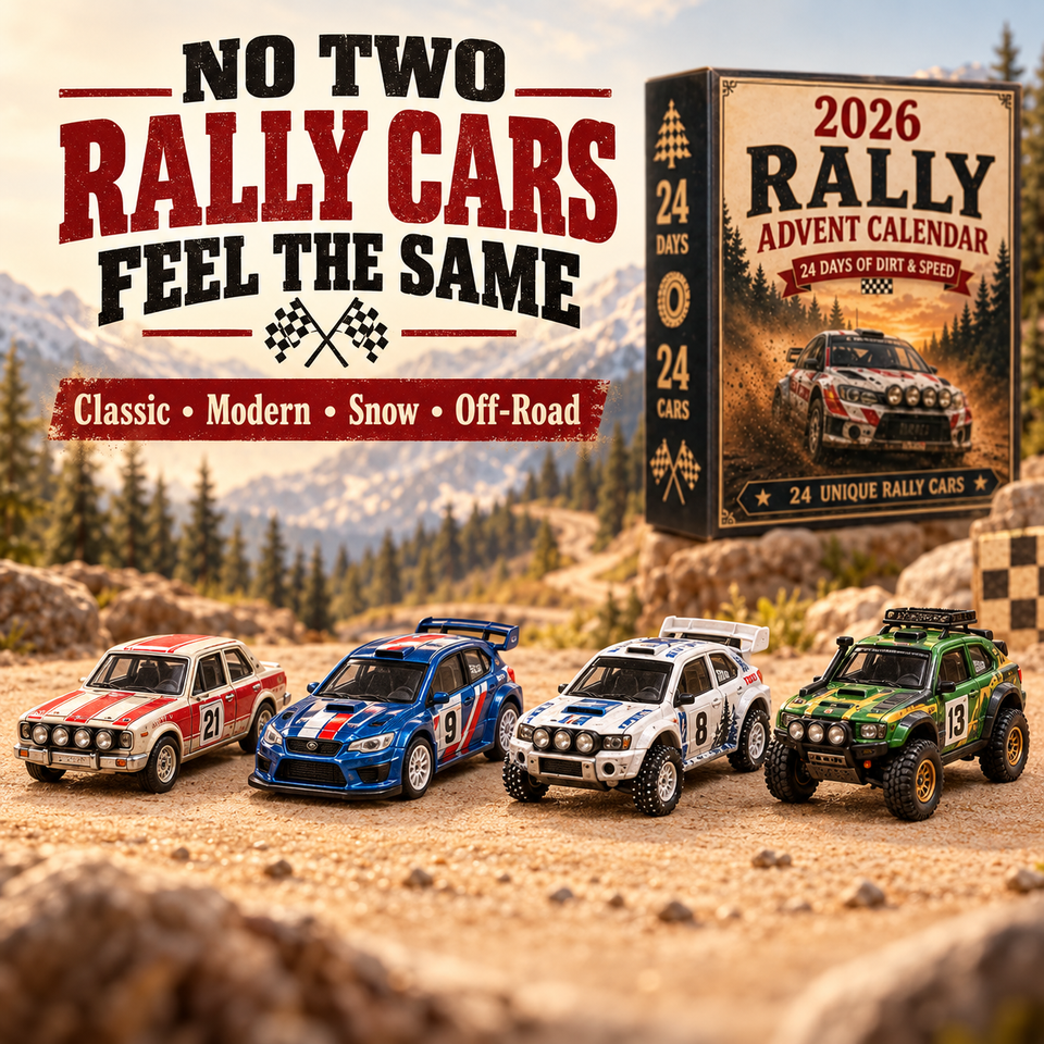 Different rally car styles