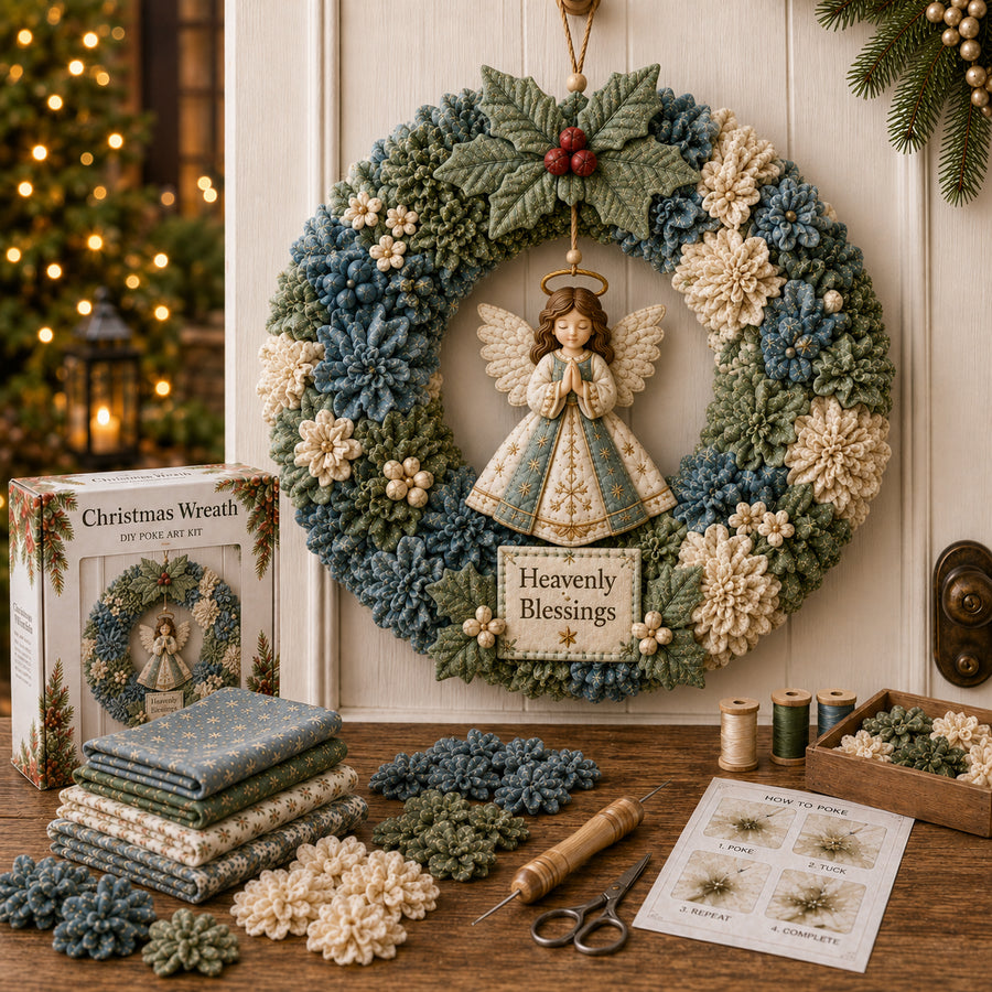Holy Nativity Christmas wreath