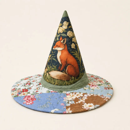 🔥Last Day 49% OFF - 🧙‍♀️ ✨ Quilted Patchwork Witch Hat – Choose Your Magical Pattern