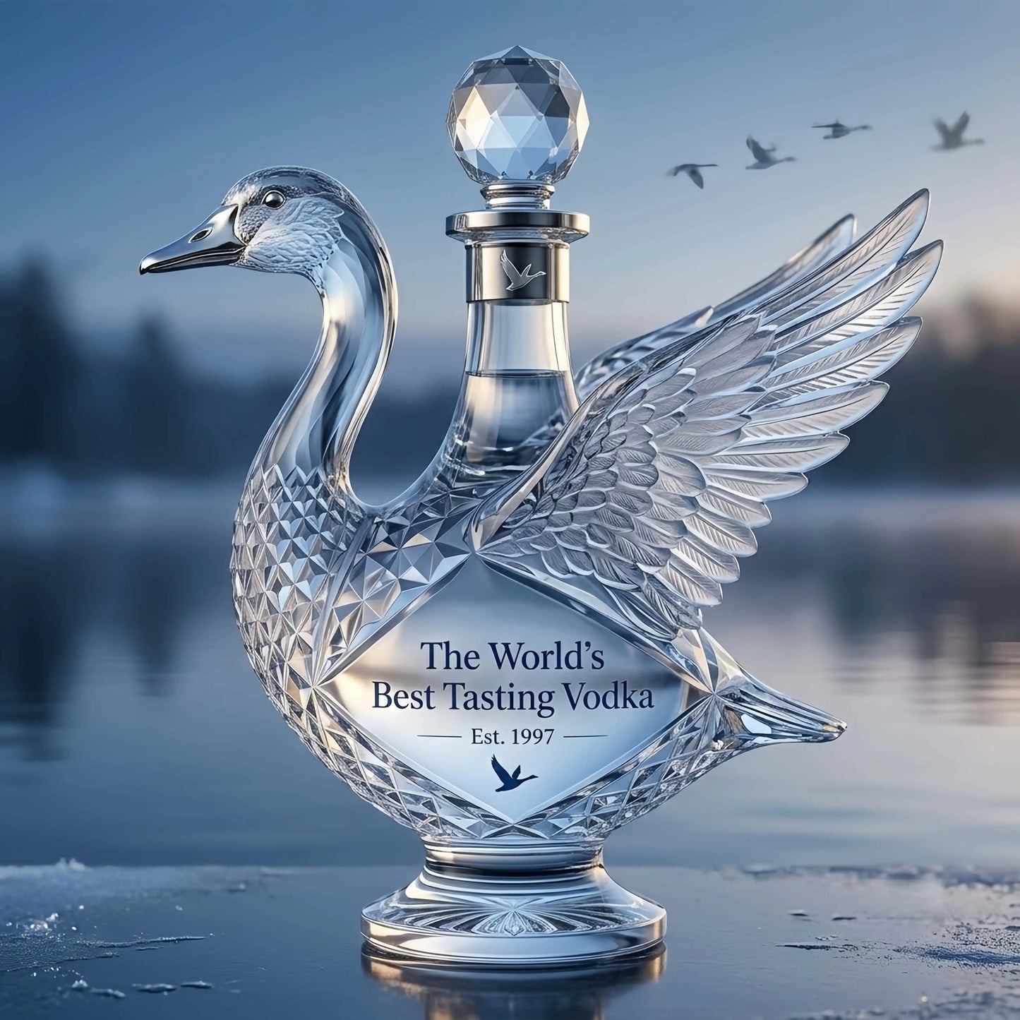 Grey Goose 3D Vodka Bottle