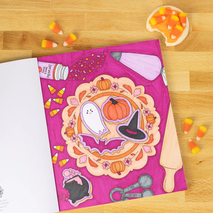👻🦇Sweet & Spooky Coloring Book | 🎨✍️Your Cozy Halloween Coloring Escape(Hardcover)