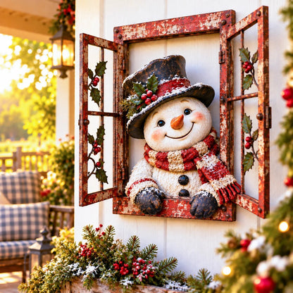 🎄🪟 Vintage Christmas Funny Window😆