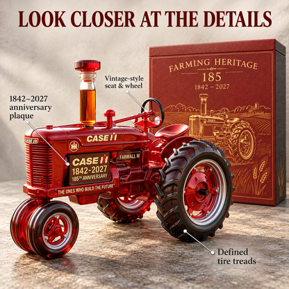Case IH 185th Anniversary Whiskey Bottle