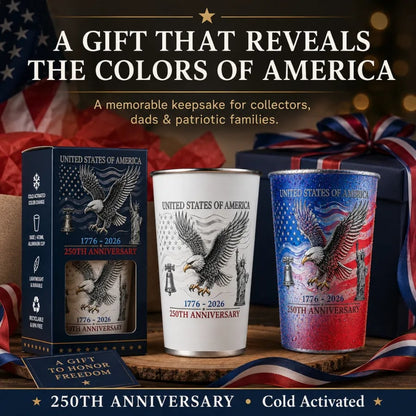 🔥LAST DAY 70% OFF🦅 Pour Ice-Cold Beer | USA 250th Anniversary Color Changing Cup 🎉