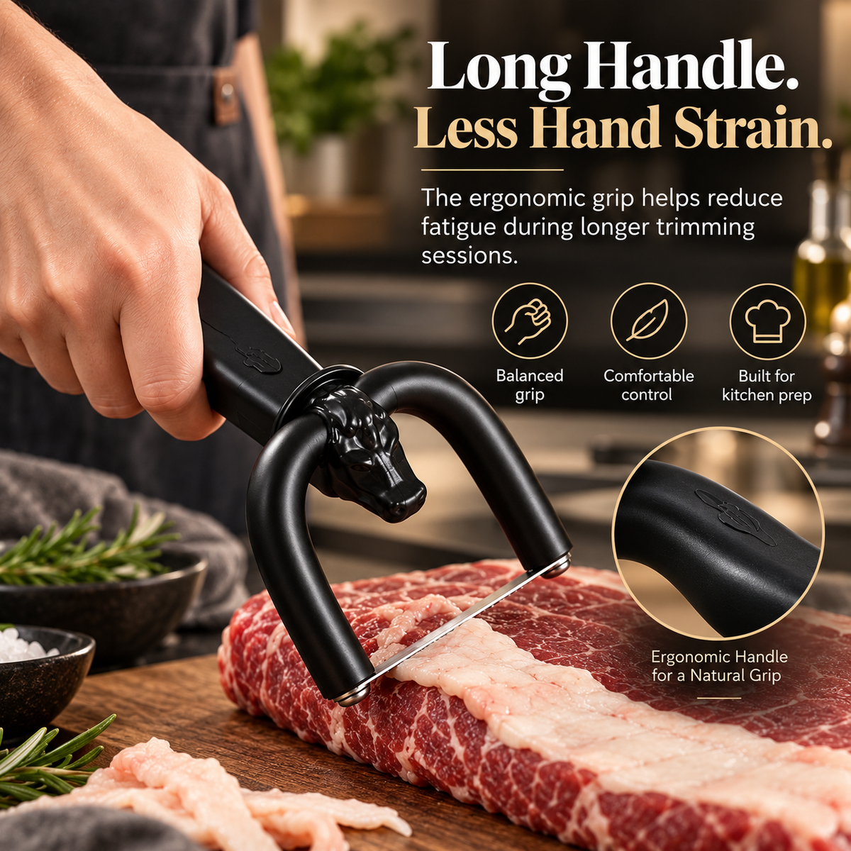 🥩Precision Meat Trimming Tools For Easy Fat Removal