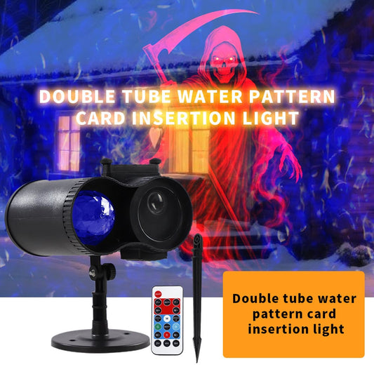 🎃💀 Create a Spooky Halloween Scene Everyone Will Remember | 10 Unique HD Projection Patterns, 32FT Ultra-Large Display