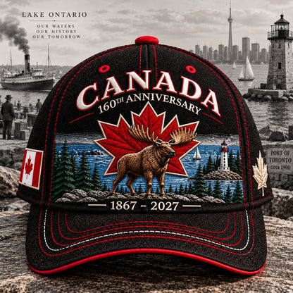 💝LAST DAY 70% OFF - 🍁🇨🇦 Canada 1867–2027 Legacy Cap – 160th Anniversary Embroidered Collector Edition