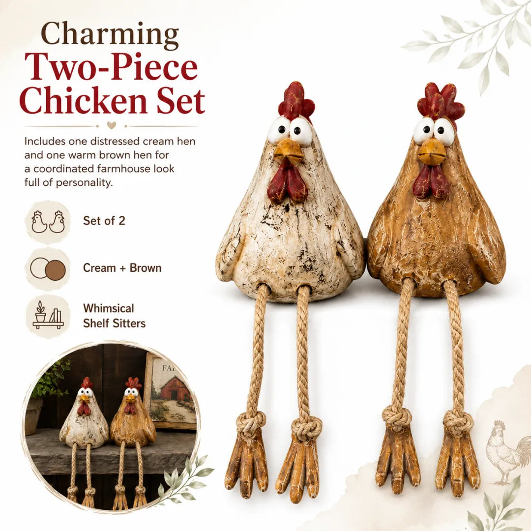 🎁Whimsical Farmhouse Flock Figurines — Charming Animal Pairs for Cozy Country Homes