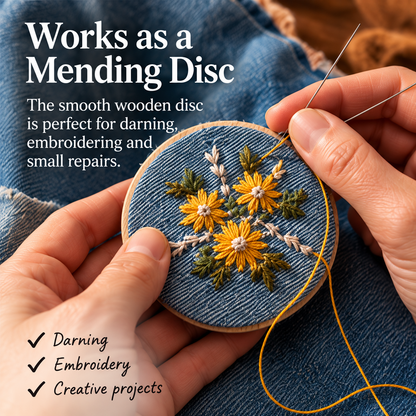 Visible Mending Loom Kit – Easy DIY Clothing Repair & Creative Darning Tool