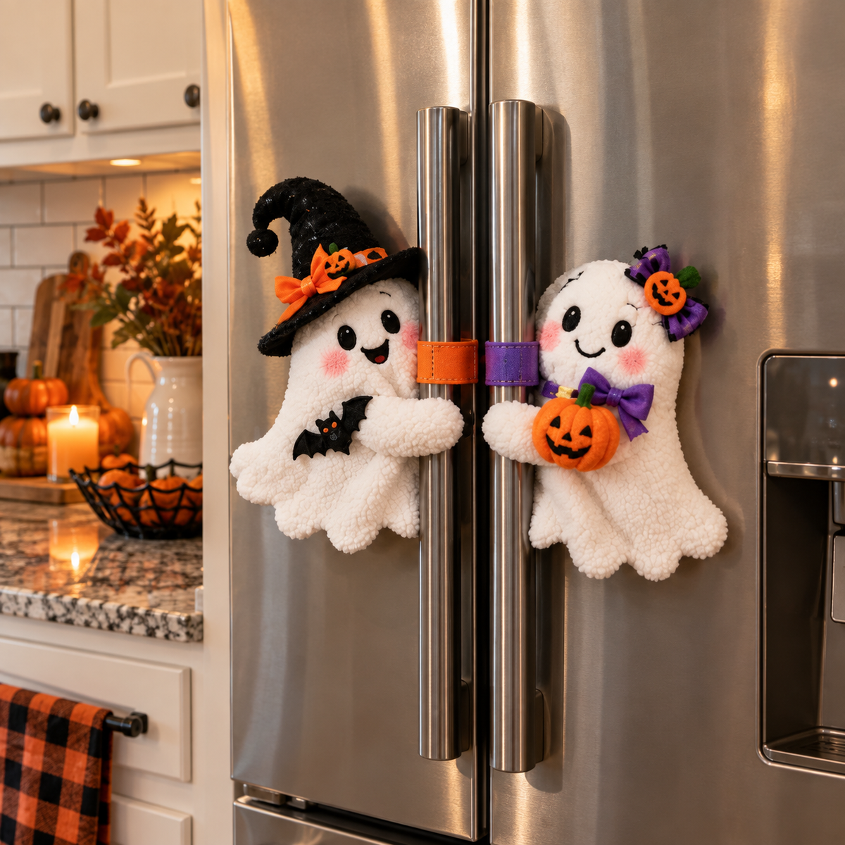 Halloween Handle Huggers – Plush Fridge, Rail & Hook Decorations