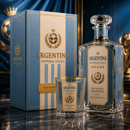 Argentina Football Legacy Collector’s Decanter Gift Set