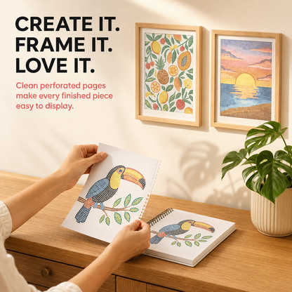 🎨Dot-By-Letter Mindful Coloring Kit - Stress Relief Dot Marker Art Set with 10 Vibrant Colors & 20 Hidden Scene